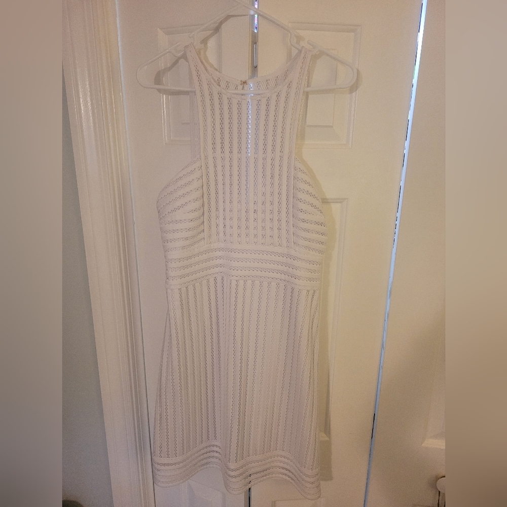 White Lilly Pulitzer Sleeveless Dress